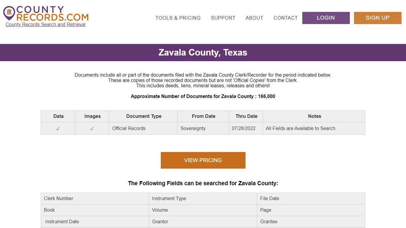 Zavala County Courthouse & Land Records | CountyRecords.com